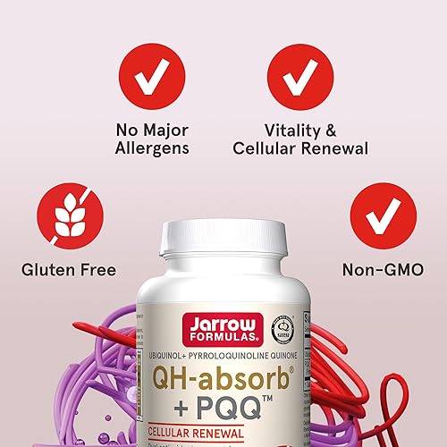 Miniatura 7 de Suplemento QH Plus PQQ Jarrow Formulas, QHPQ60, 1, 1