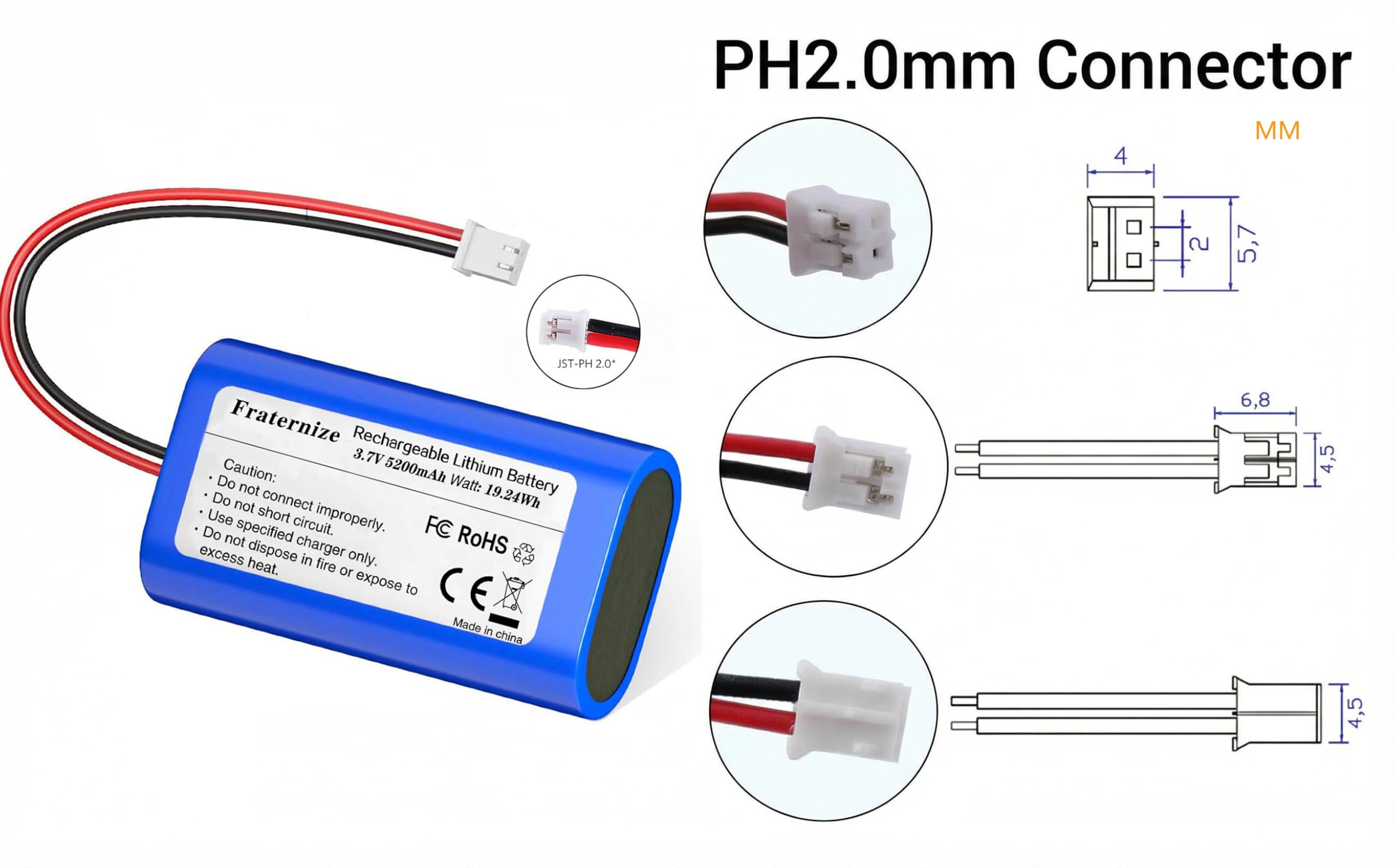 Pack De 2 Cargadores USB 3.7V Para Baterías LiPo Y Li-ion – Conector SM-2P, Indicador LED, Protección Contra Sobrecarga – Para Drones RC Y Coches Teledirigidos