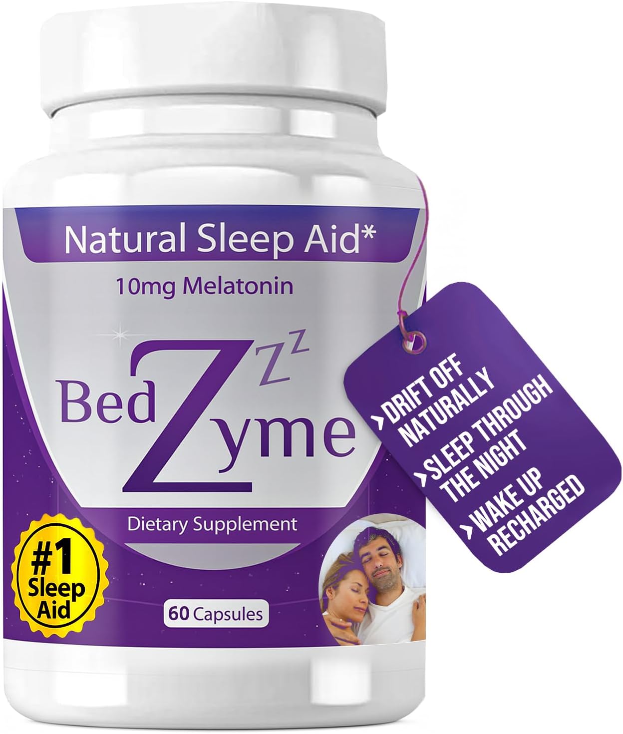 Sleep Aid Supports Natural Sleep & Relaxation – 60 Capsules Sleep Supplement to Help with Calmness & Rest – 10mg Melatonin & REM Enzyme Delivery System (Serving Size: 2 Capsules) Sleep Aid Supports Natural Sleep & Relaxation – 60 Capsules Sleep Supplement to Help with Calmness & Rest – 10mg Melatonin & REM Enzyme Delivery System (Serving Size: 2 Capsules)