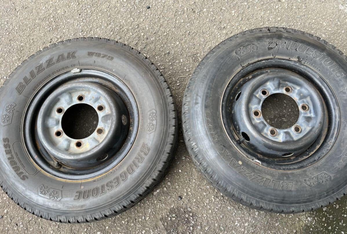 タイタン，ダブルキャブ195-80-15 2本・155R12 4本！スタッドレス