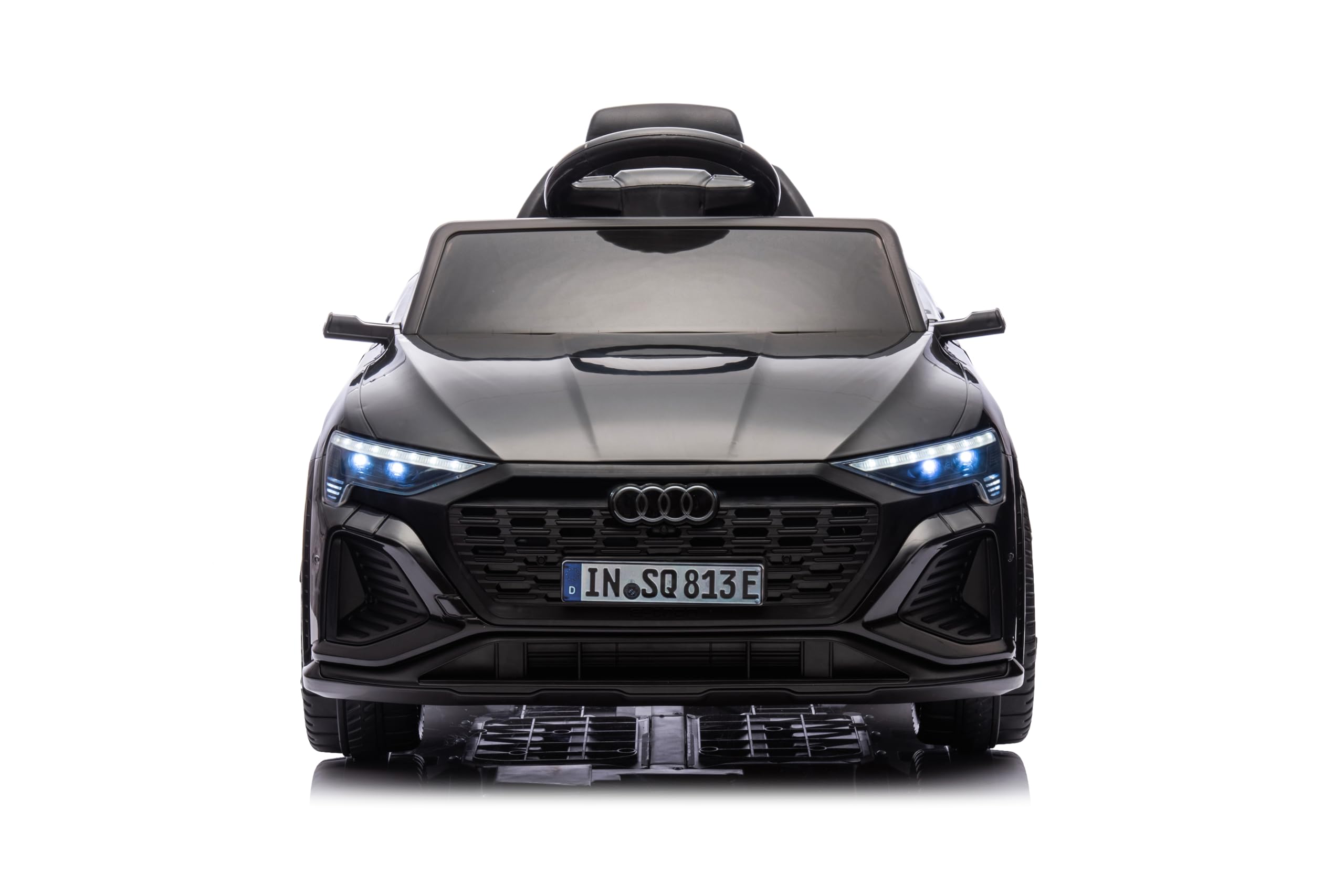 FINOOS Voiture électrique Enfants A.UDI SQ8 e-tron 12V télécommande 2,4GHz Noir