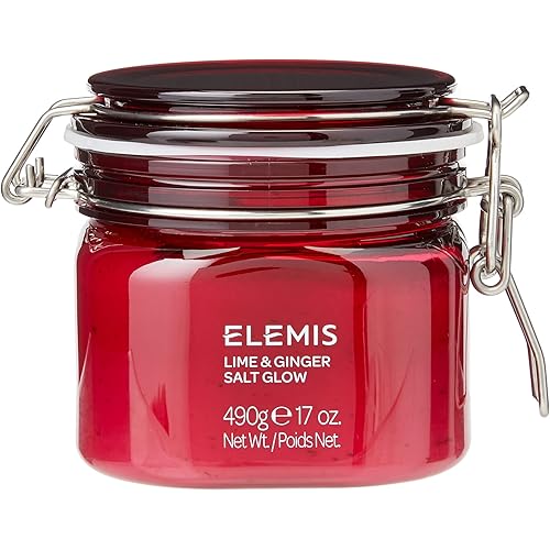 ELEMIS Lime and Ginger Salt Glow | Invigorating Mineral-Rich Salt Scrub Helps to Lock in Moisture and Exfoliates, Smoothes and Softens the Skin | 17 Ounce (Pack of 1)