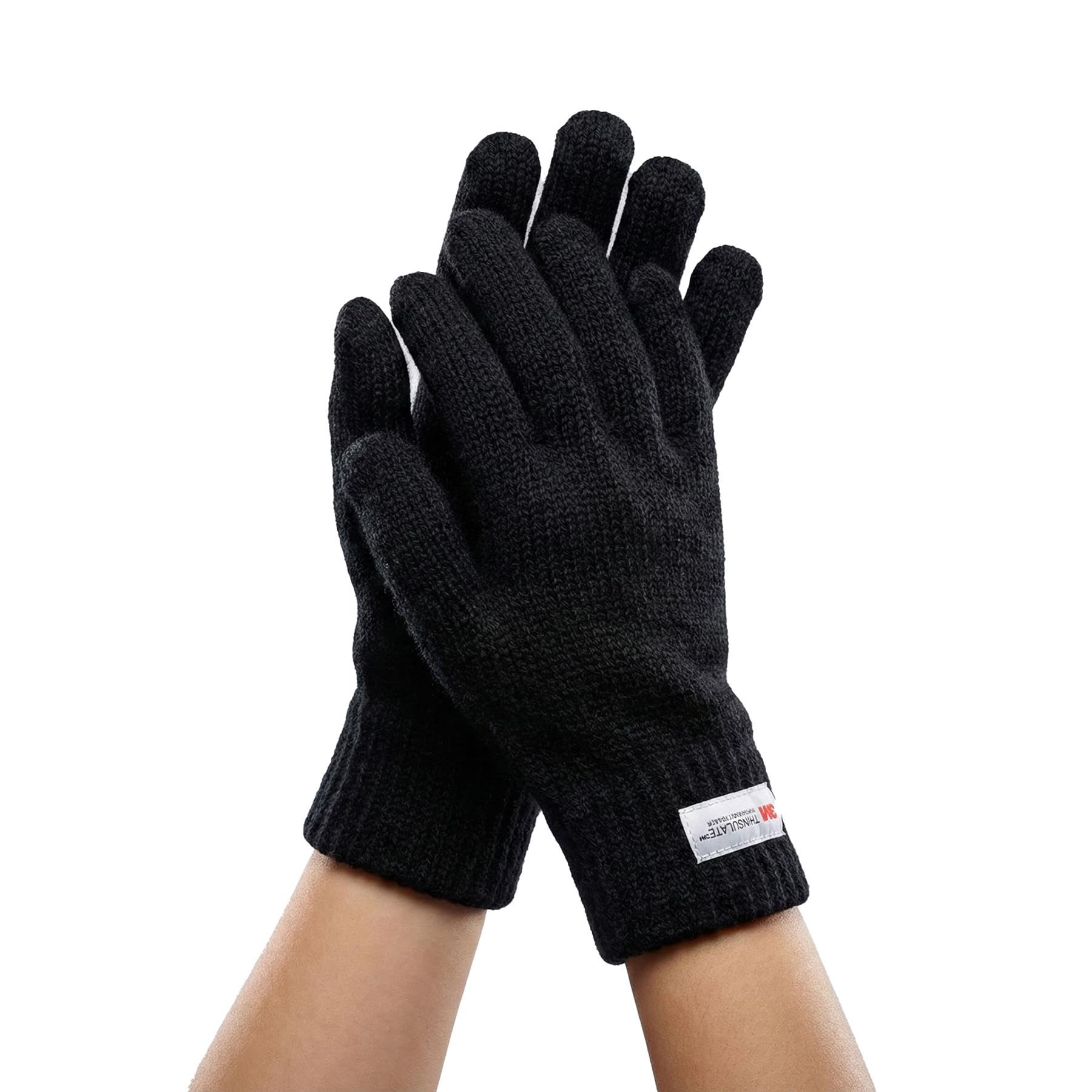 A2Z Gants Thinsulate Hiver Chaud Enfant Pleins Doigts Doublés Moufles Âge 4-13 Ans