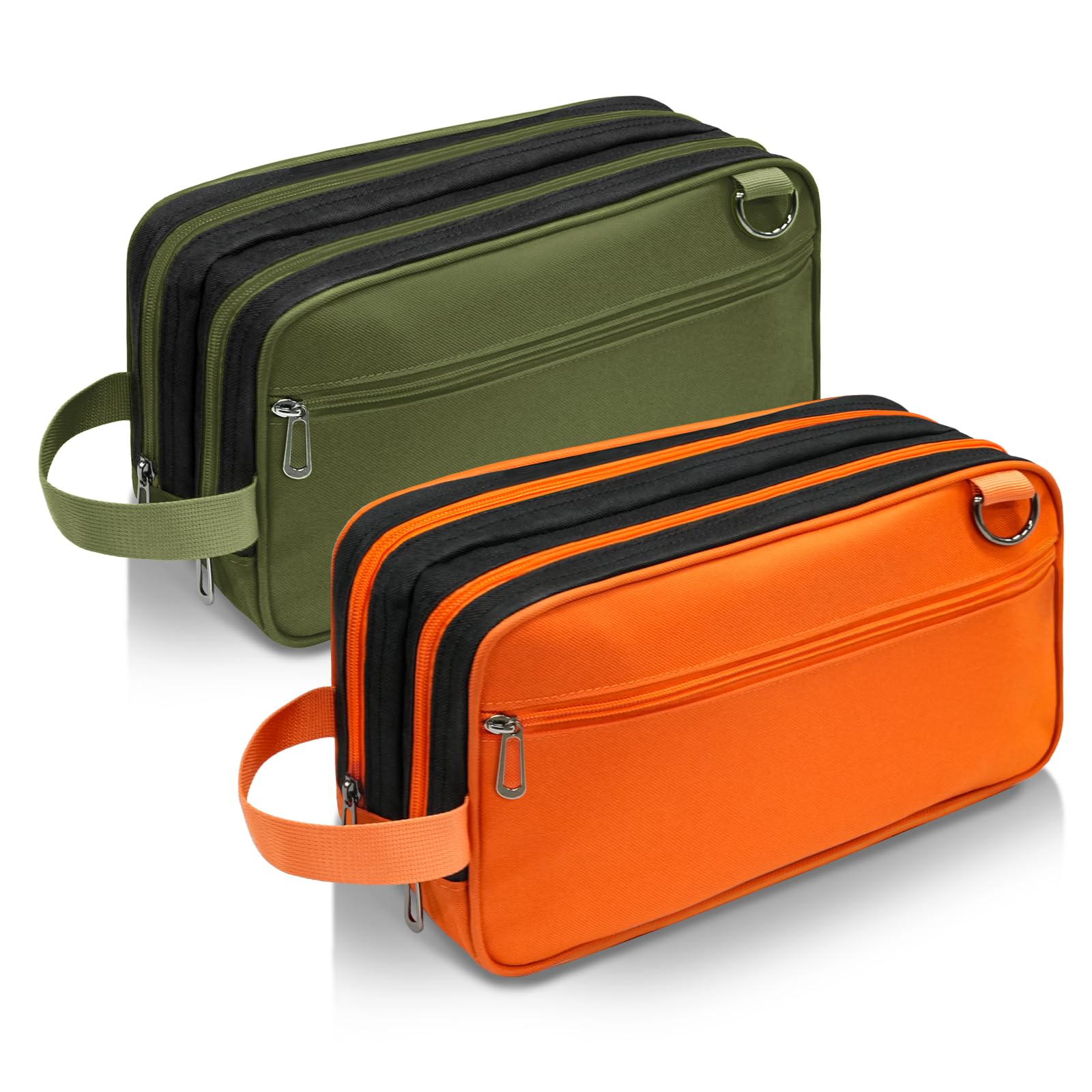 Organizer Tool Pouch - 2 Pack with Zipper Waterproof Utility Multi Compartments Small Tool Bag