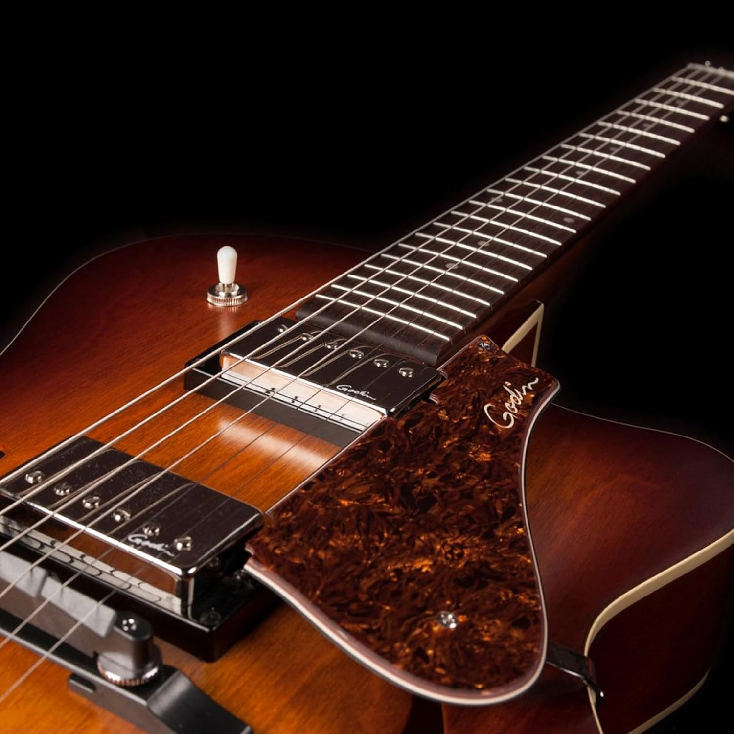 5th Avenue Cutaway KingPin II HB CW Cognac Burst