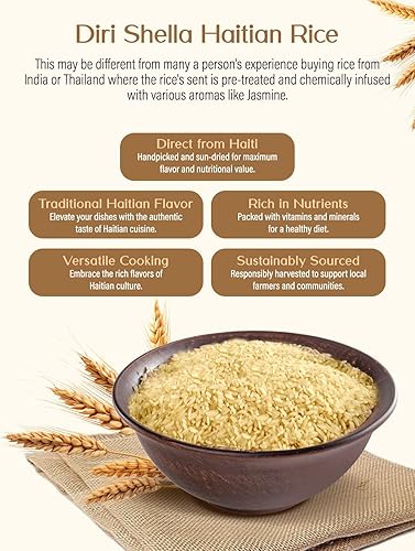 Miniatura 5 de Riz Shella - Diri Shella - Rice Shella - Directamente desde Haití - 100% Ayisyen