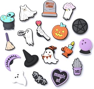 Shoe Charms Suitable for Crocs Clog, Horror Theme PVC Clog Charms Pins, Men's and Women's Shoe Decoration Charms for Sandals Shoe Decoration