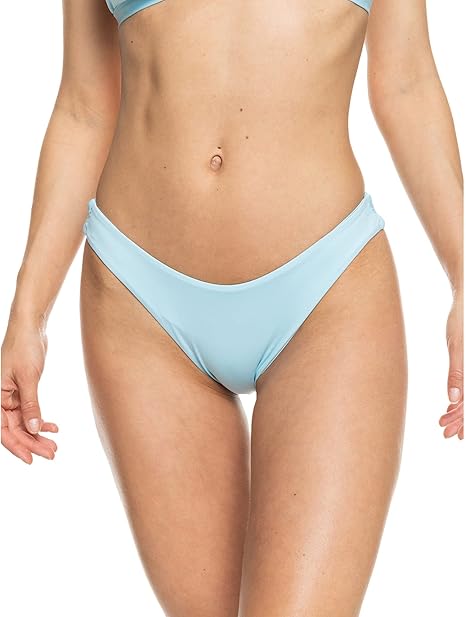 Roxy Women's Standard Solid Beach Classics Regular High Leg Bikini Bottom