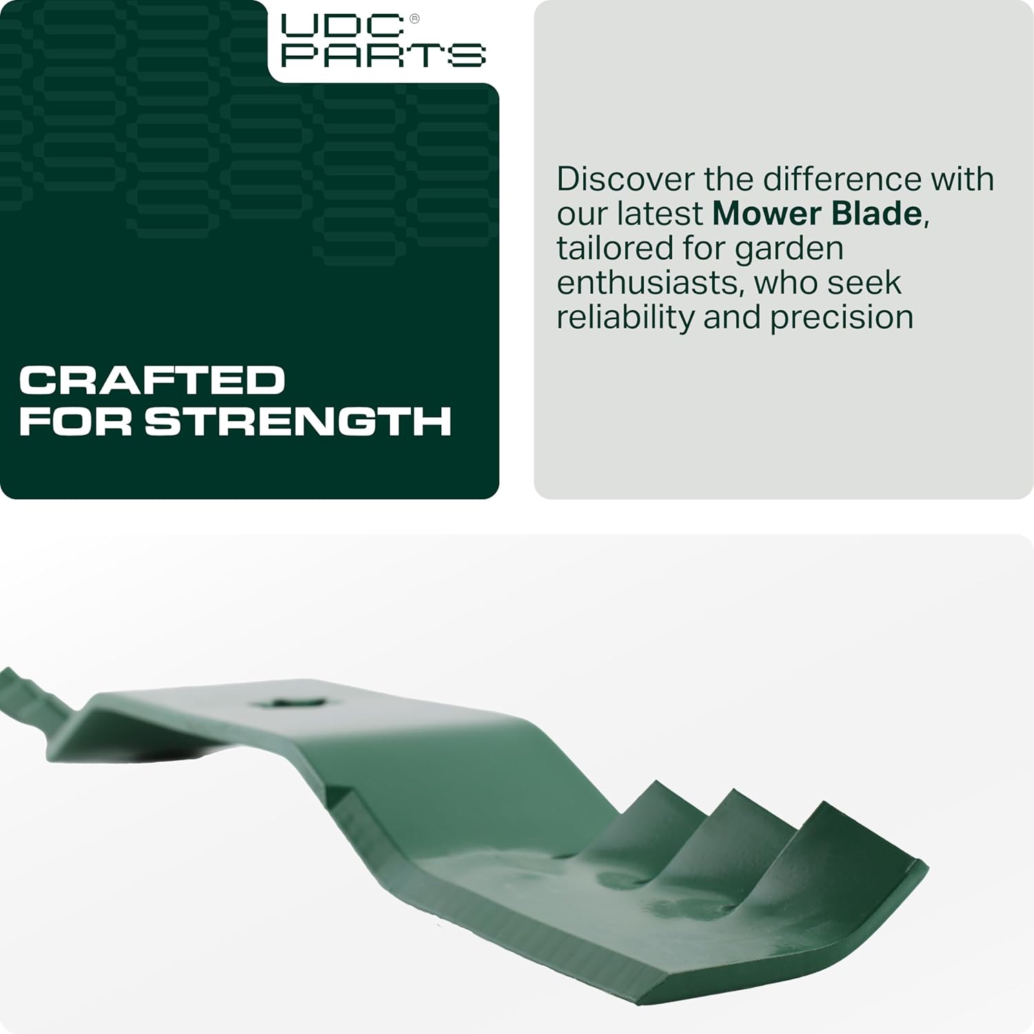 UDC Parts 754-0642 + 754-0467/942-04053C Mower Deck Drive Belts + Mulching Blades 3 Pack/Fits MTD Cub Cadet