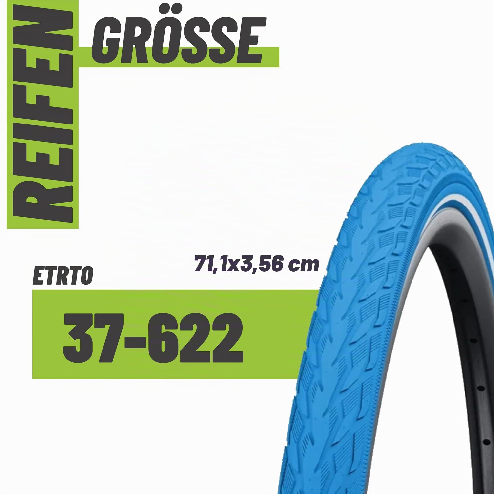 2er Set Schwalbe Fahrradreifen Delta Cruiser Plus HS 431 28 x1.40 Zoll (37-622) blau + Auswählbare Schläuche + 3X MSZweirad Reifenheber