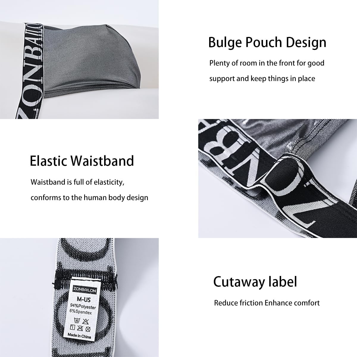 JINSHI Men's Sexy Glossy Jockstraps Thong Underwear Low Rise G-String For Men Bulge Pouch Male Thongs Bikini Briefs - Image 3