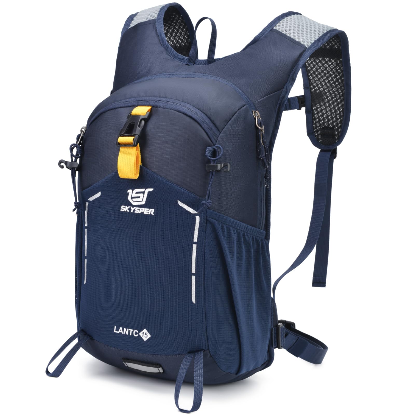 SKYSPERSmall Hiking Backpack - 15L Travel Daypack Lightweight Bag Water Resistant Hiking Backpacks for Women MenOEKO-TEX STANDARD 100