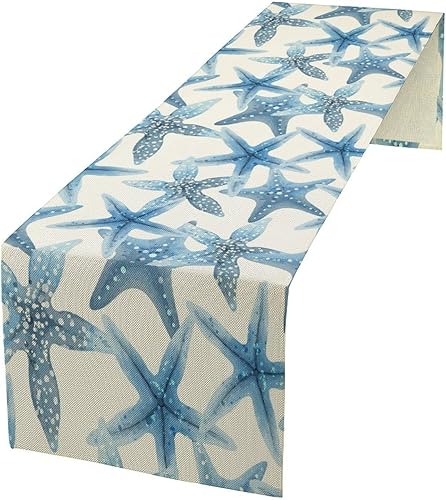 Miniatura 24 de Camino de mesa de mediados de siglo, bandera retro atómica Starburst de los años 50 abstracto geométrico espacio decoración de mesa para el hogar,