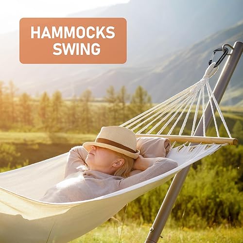 Miniatura 32 de Clips de mosquetón resistentes de 12 kN (2697 libras) - Mosquetones de bloqueo ligeros para camping, senderismo, hamaca, arnés de correa de perro