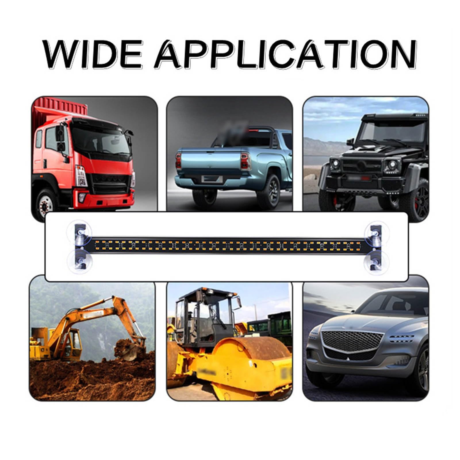 Barra luces LED estroboscópicas Traffic Advisor para vehículos construcción