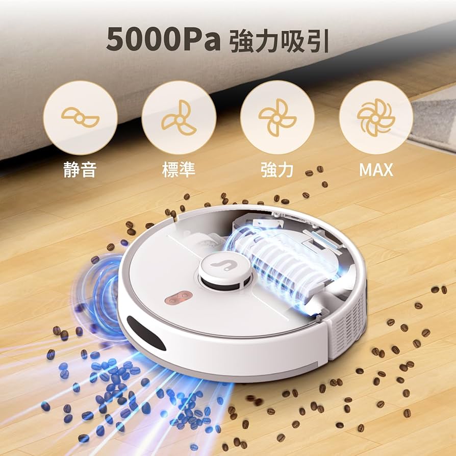 L20M Plus ロボット掃除機 本体　新品、未使用　 定額:64,500円 Verefa L20Mプラス自己空型ロボット掃除機とモップコンボ