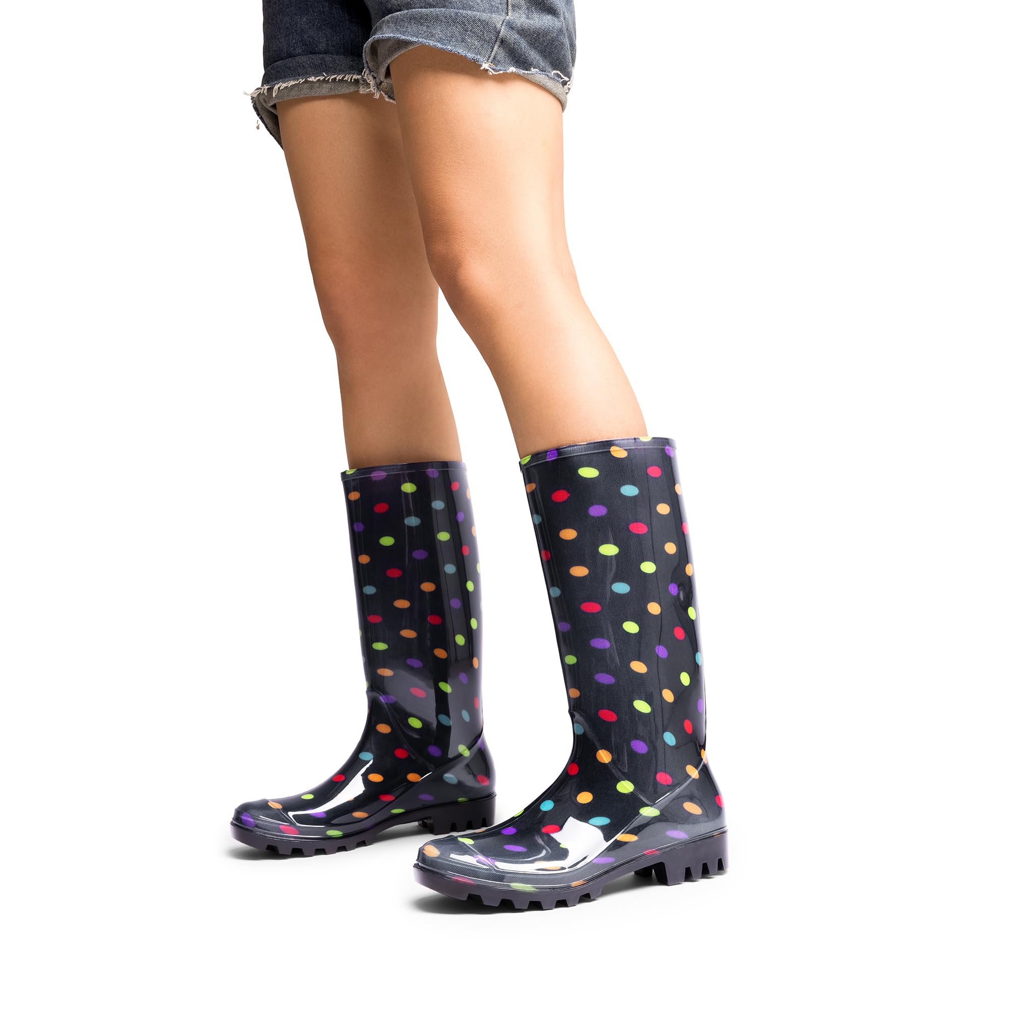DREAM PAIRS Botas Agua Alta Caña