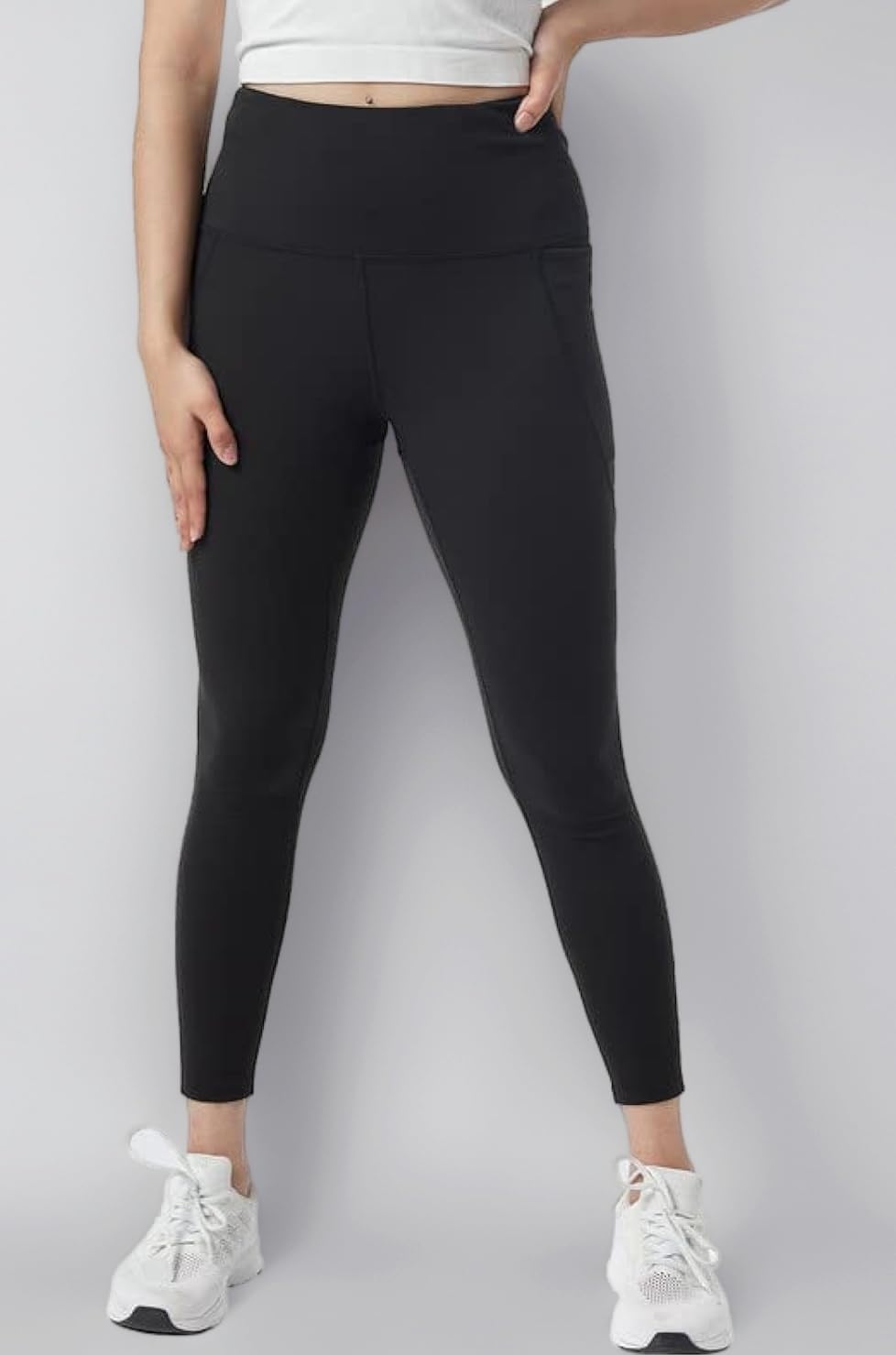 Women Mid Rise Fitted Leggings