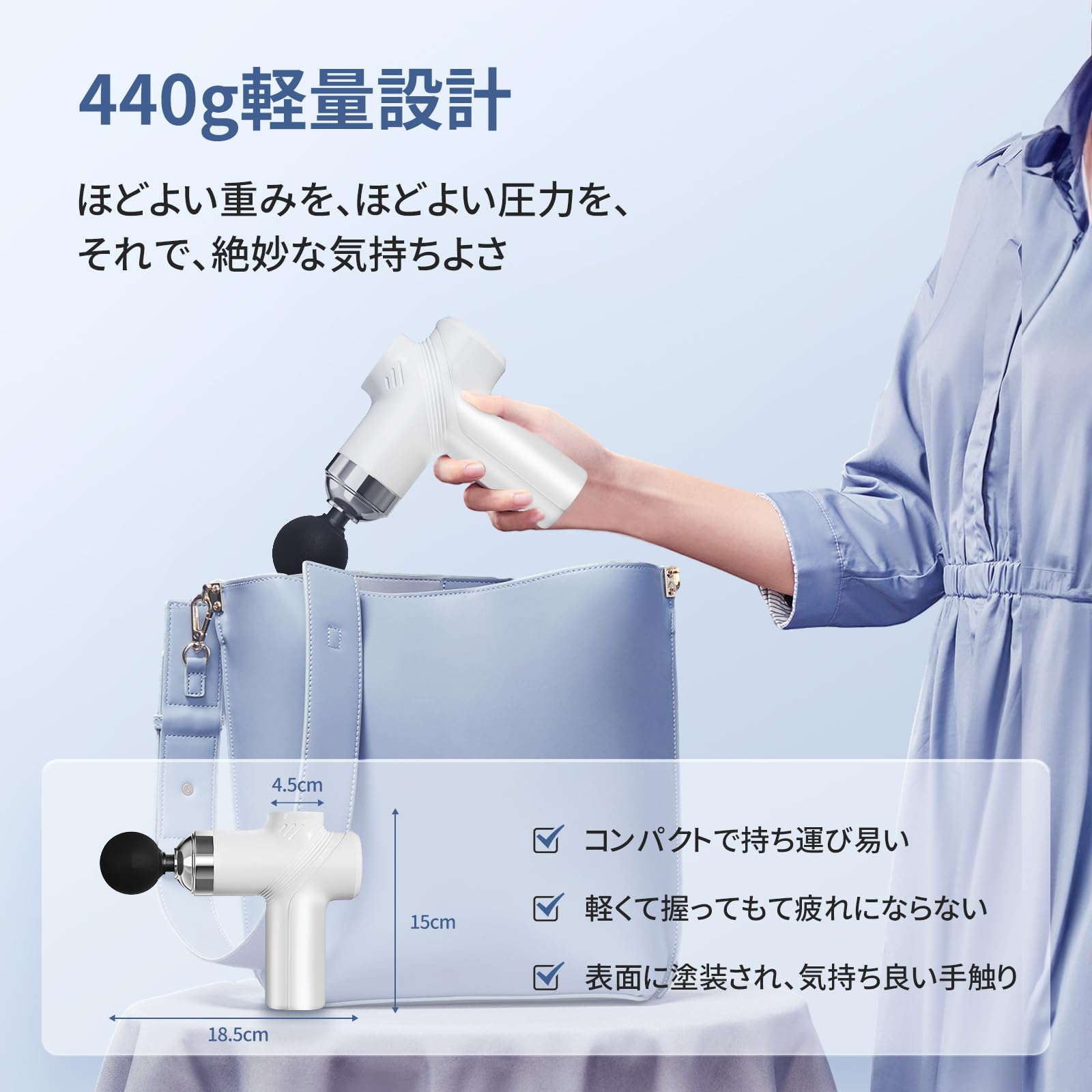 Amazon | 筋膜リリースガン MINI筋膜ガン 6段階強力振動 【2024年新