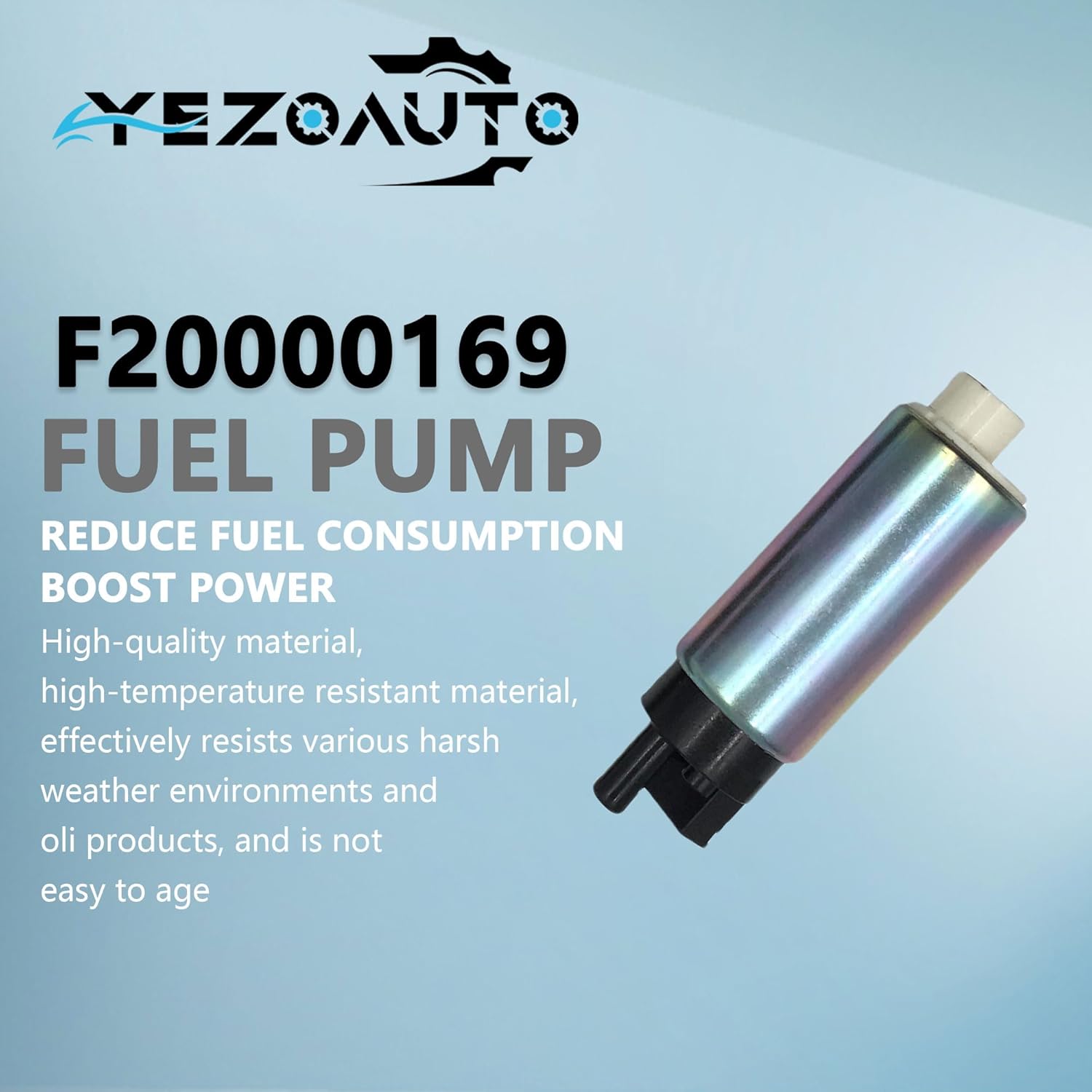 High Performance Racing Electric Fuel Pump with Installation Kit for GM Truck Carb or TBI to LM7 LQ4 LQ9 5.3 6.0 1973-1995 Buick Grand National TType Replace Walbro 255LPH GSS317 F20000169