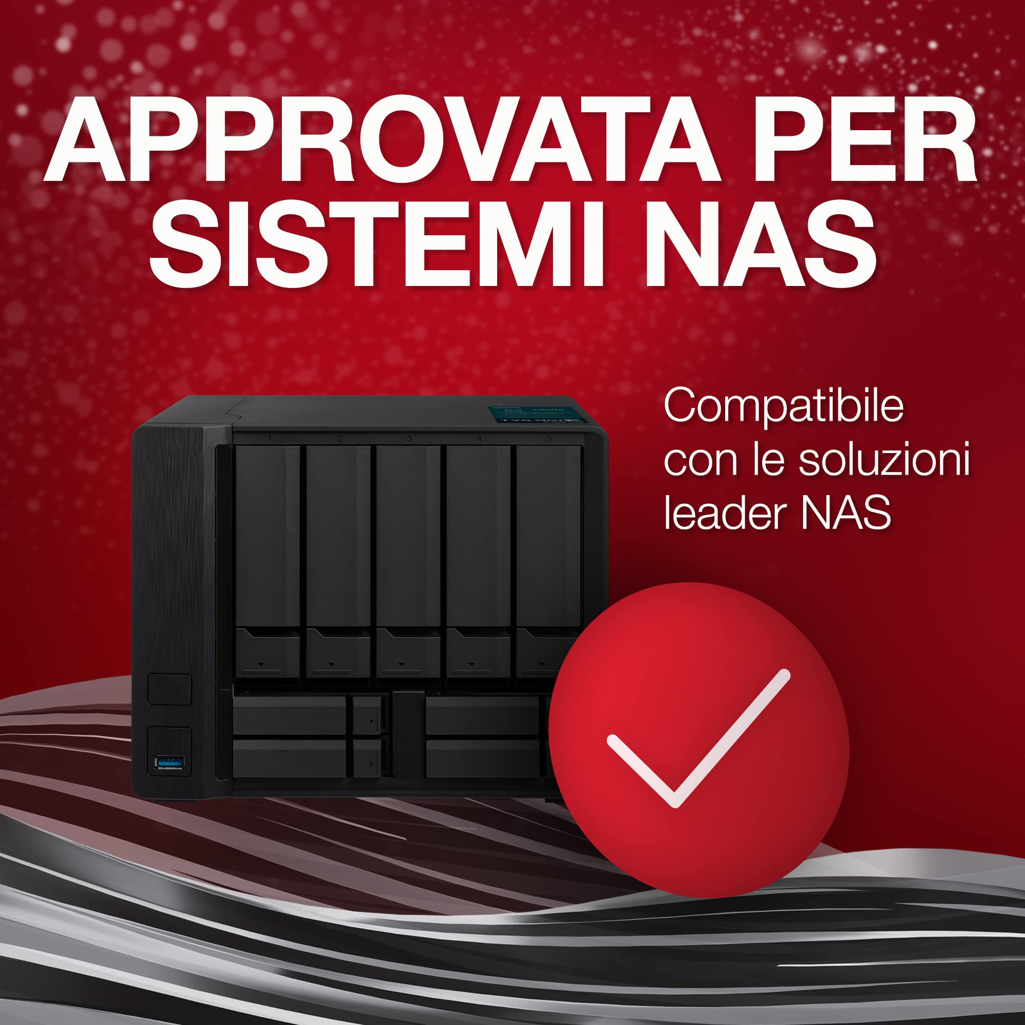 Seagate IronWolf Pro, 10TB, Disk Interno NAS, SATA da 6GBit/s, CMR 3,5", 7.200 giri/min, cache 256 MB, NAS RAID, 3 anni Rescue Services (ST10000NE000)