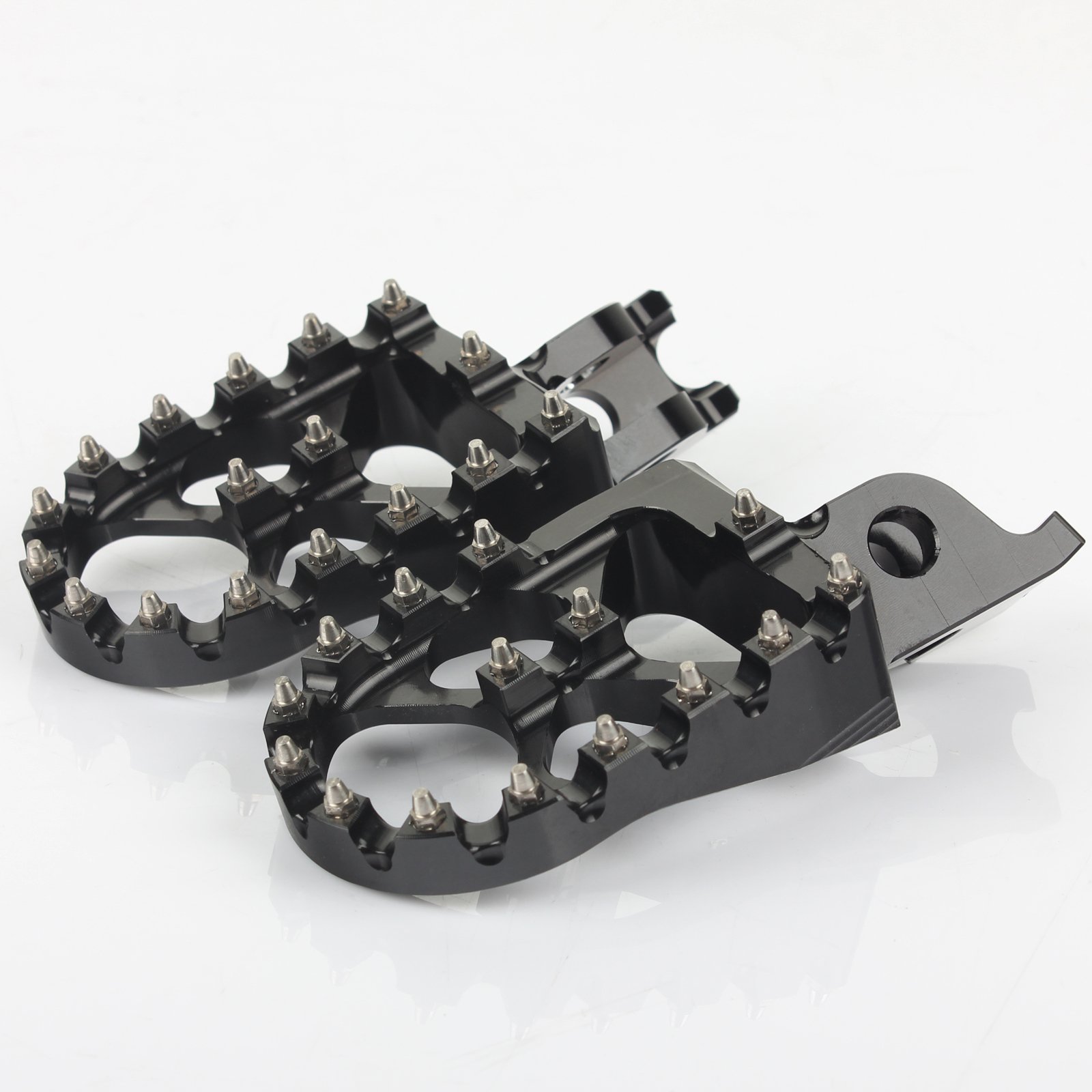 Tarazon Repose-Pieds Large CNC Rotatif Pour Harley Sportster 883/1200, Dyna, Street Bob, FXDWG – Piquets Fat Pieds Antidérapants