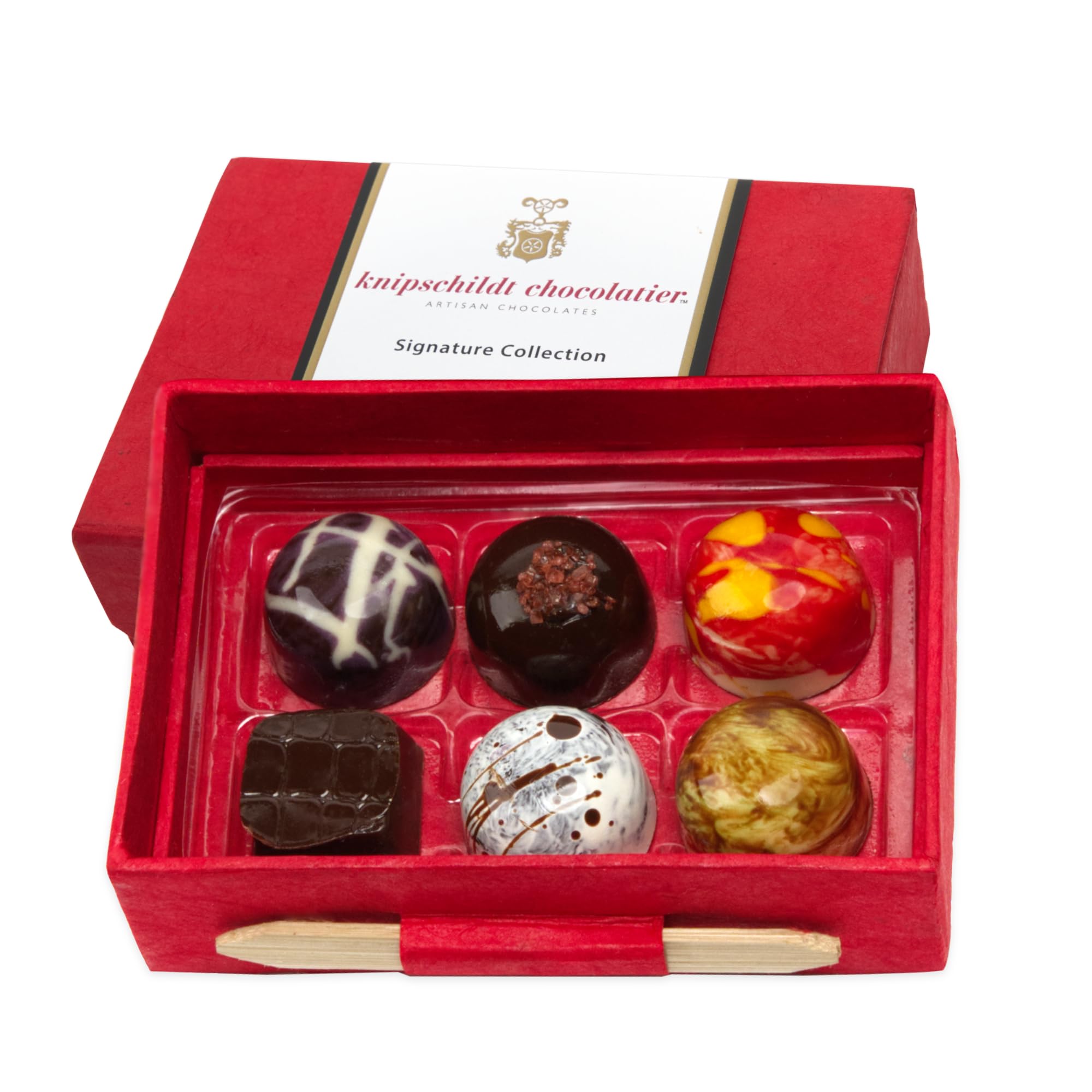 Knipschildt Chocolatier Signature Collection Truffles 6 piece box