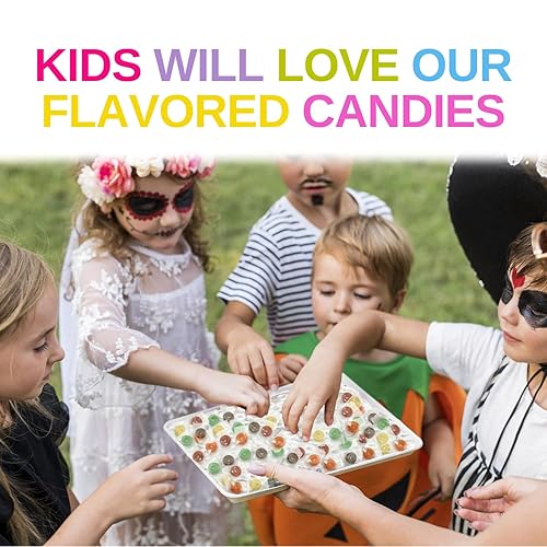 Miniatura 6 de Lifesavers envueltos individualmente, 1 libra de 5 sabores Life Savers variedad de caramelos duros, cereza, piña, frambuesa, sandía y naranja. Ideal