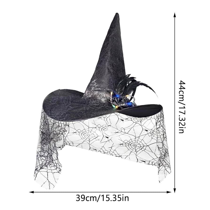 【最終値下】蜘蛛魔女装飾具 accessory6点set(定価25000円) Amazon | ハロウィン 装飾 魔女の帽子 蜘蛛の巣 花飾り