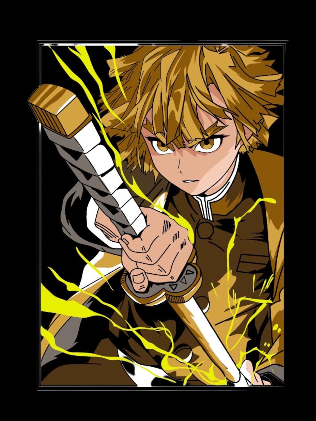 Anime Swordsman Poster | A3 Size | Without Frame