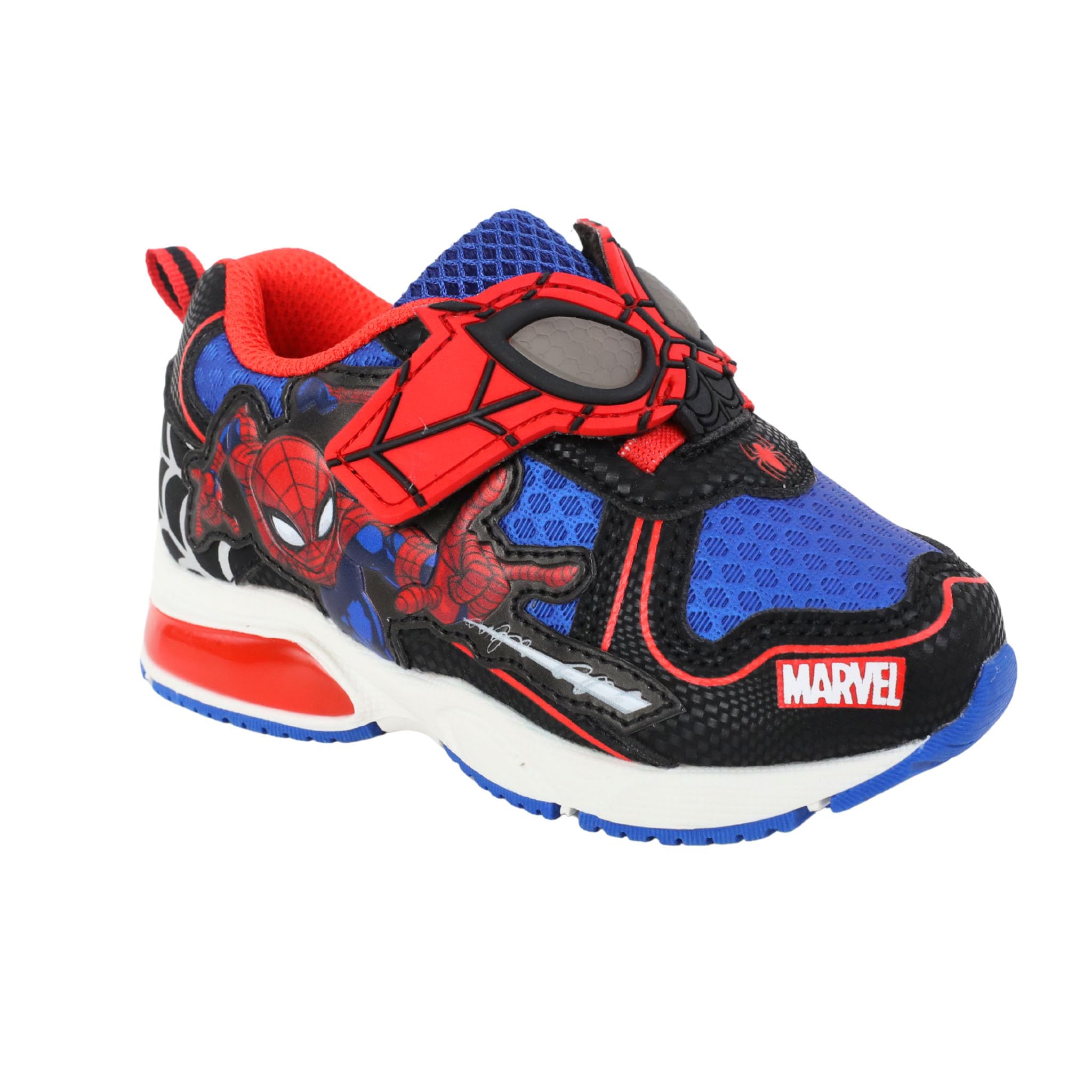 Spiderman Boys Lightup Sneakers Shoes For Kids Sizes 13