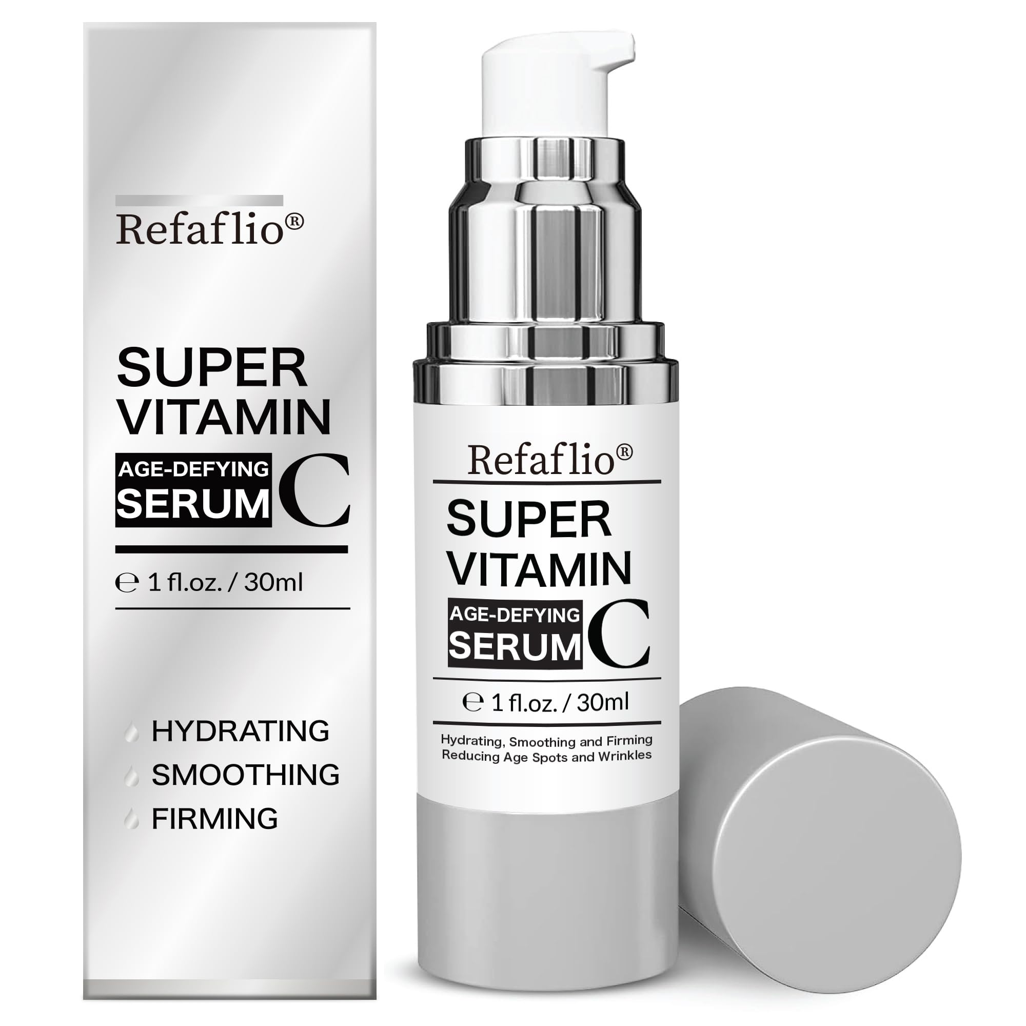 Super Vitamin C Serum for Women over 70, Wrinkle Cream for Face, Anti Aging Cream, Hydrates, Softens, Lifts and Firms Super Vitamin C Serum (30ml,