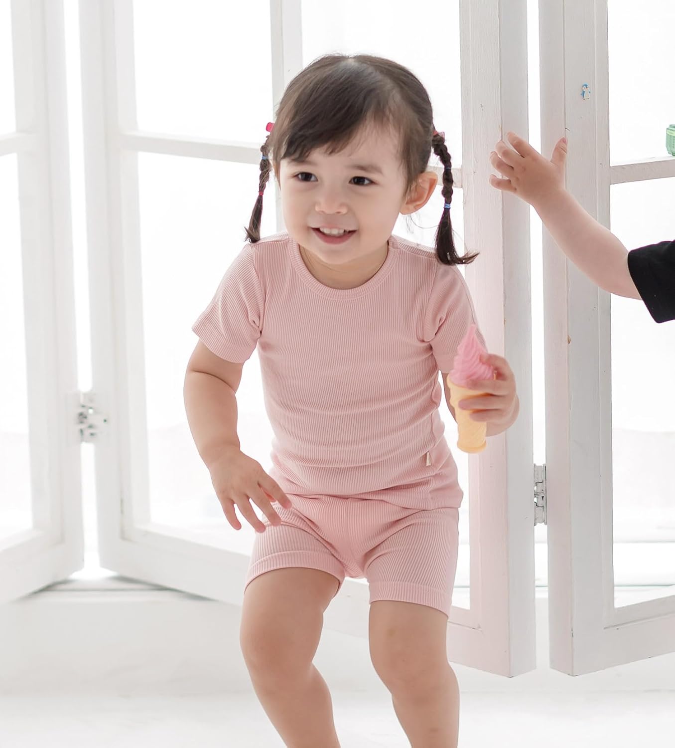 AVAUMA Toddler Short Pajamas Set Baby Boys Girls Kids Snug fit Ribbed Sleepwear pjs for Daily Life Style
