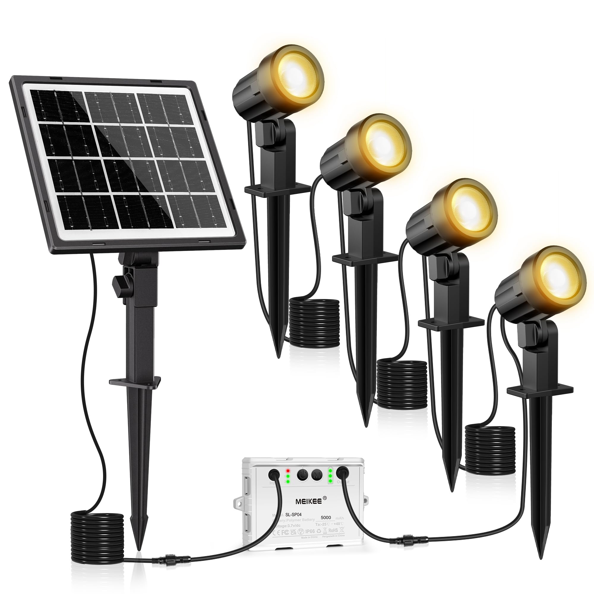 MEIKEE Reflektor solarny 4 w 1 3000 K
