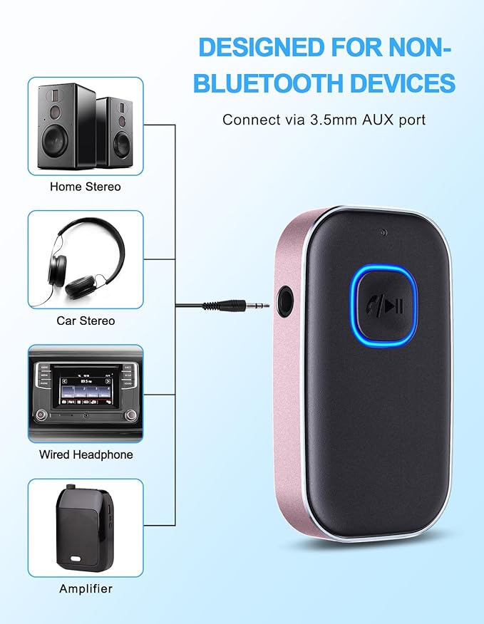 Adaptador Bluetooth COMSOON para Auto con Reducción de Ruido miniatura 3