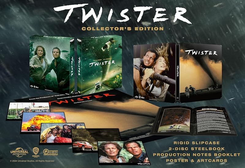 Twister (Collector's Steelbook Edition) (4K Ultra HD + Blu-ray)