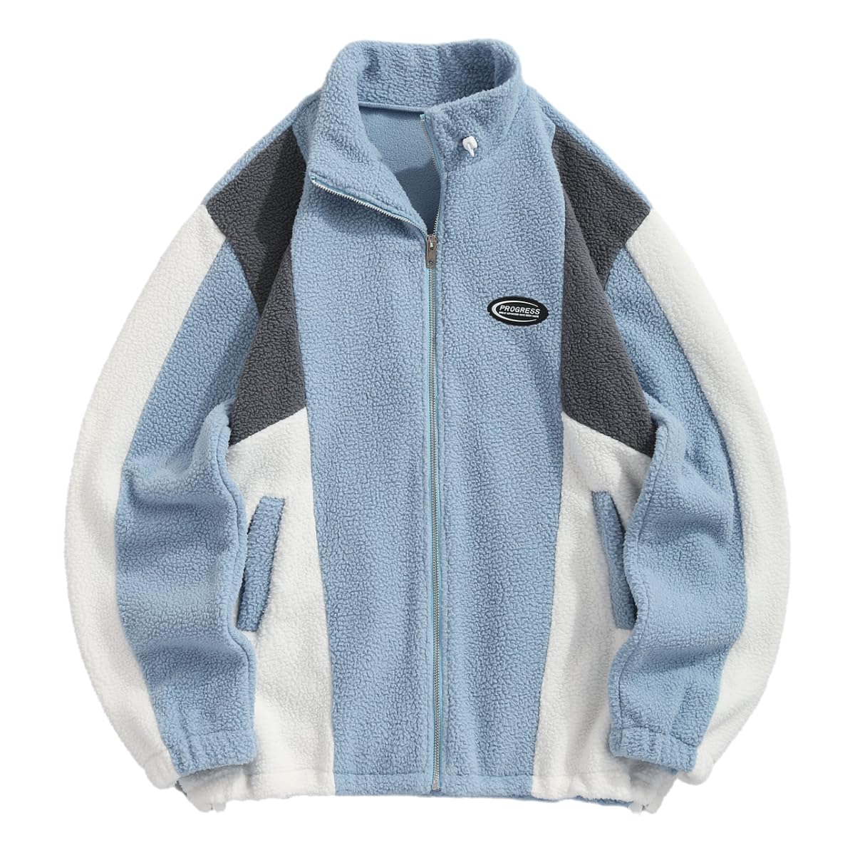 ZAFUL Mens Quarter Zip Fleece Pullover Oversized Vintage Aztec Sweatshirt