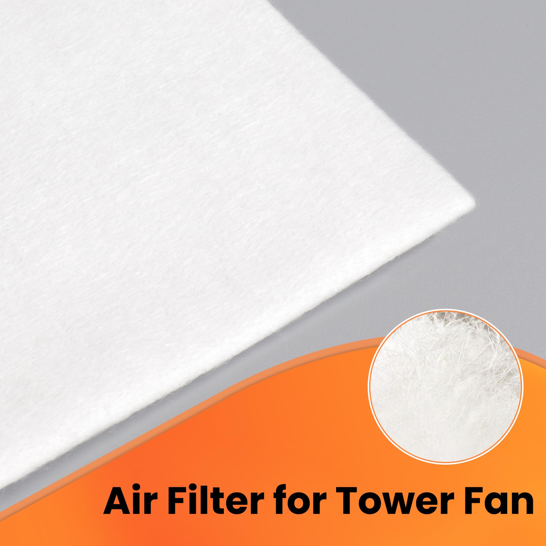Filtro de aire universal para ventilador de torre, filtros de flujo de aire fácil, diseño flexible de fácil ajuste, captura el polvo de aire, compatible con la mayoría de ventiladores de torre 3