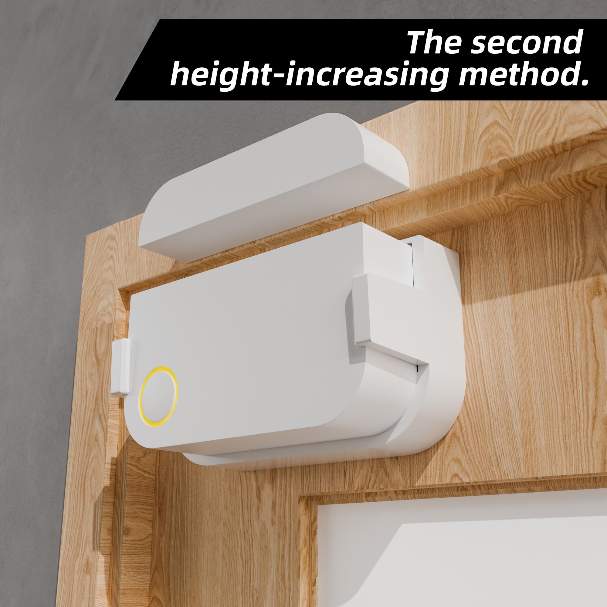 Élévateur de capteur de contact pour Ring 2e génération - Kit d'extension de hauteur de 10 mm pour portes et fenêtres inégales | Installation sans outils pour moulures de couronne et garniture