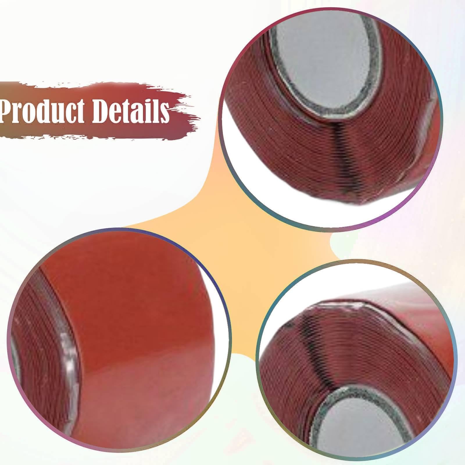 Nastro Antiscivolo per Pagaia Da Kayak, Accessori per Il Canottaggio, Nastro Antiscivolo Resistente Al Sudore, Protezione Dall'acqua per Fitness, Rosso