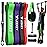 LEEKEY Resistance Bands, Exercise Bands with Handles,Pull Up Assist Bands - Band Set with Door Anchor - Bands for Working Out,Band for Men and Women Fitness Training,Home Workouts