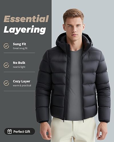 Miniatura 4 de WEERTI Ropa interior térmica para hombres Calzoncillos largos con forro polar Capa base para hombres Clima frío Parte superior e inferior