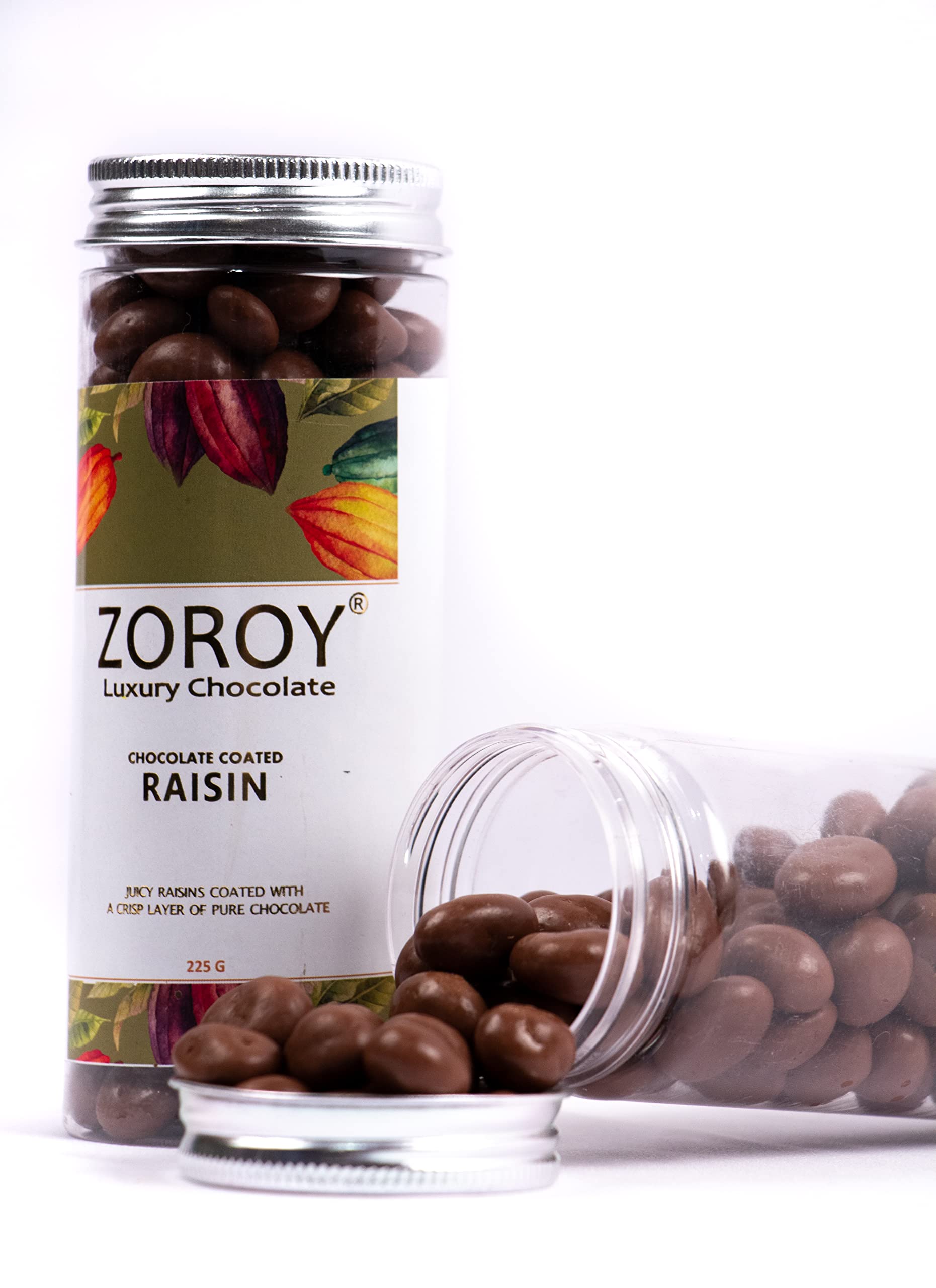 ZOROY Luxury Chocolate coated nuts | dark chocolate coated raisin | raisin draggers | Panned nuts | Pure couverture | Airtight box | Gourmet chocolate gift box | 200 gms (B07DFLFSG3) Amazon Price History, Amazon Price Tracker