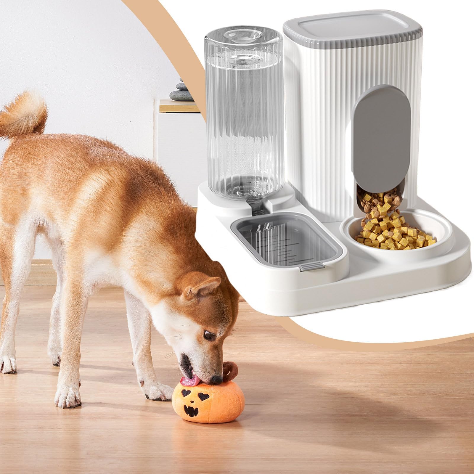Grande capacità 2 in 1 Forniture for l'alimentazione in(Grey)