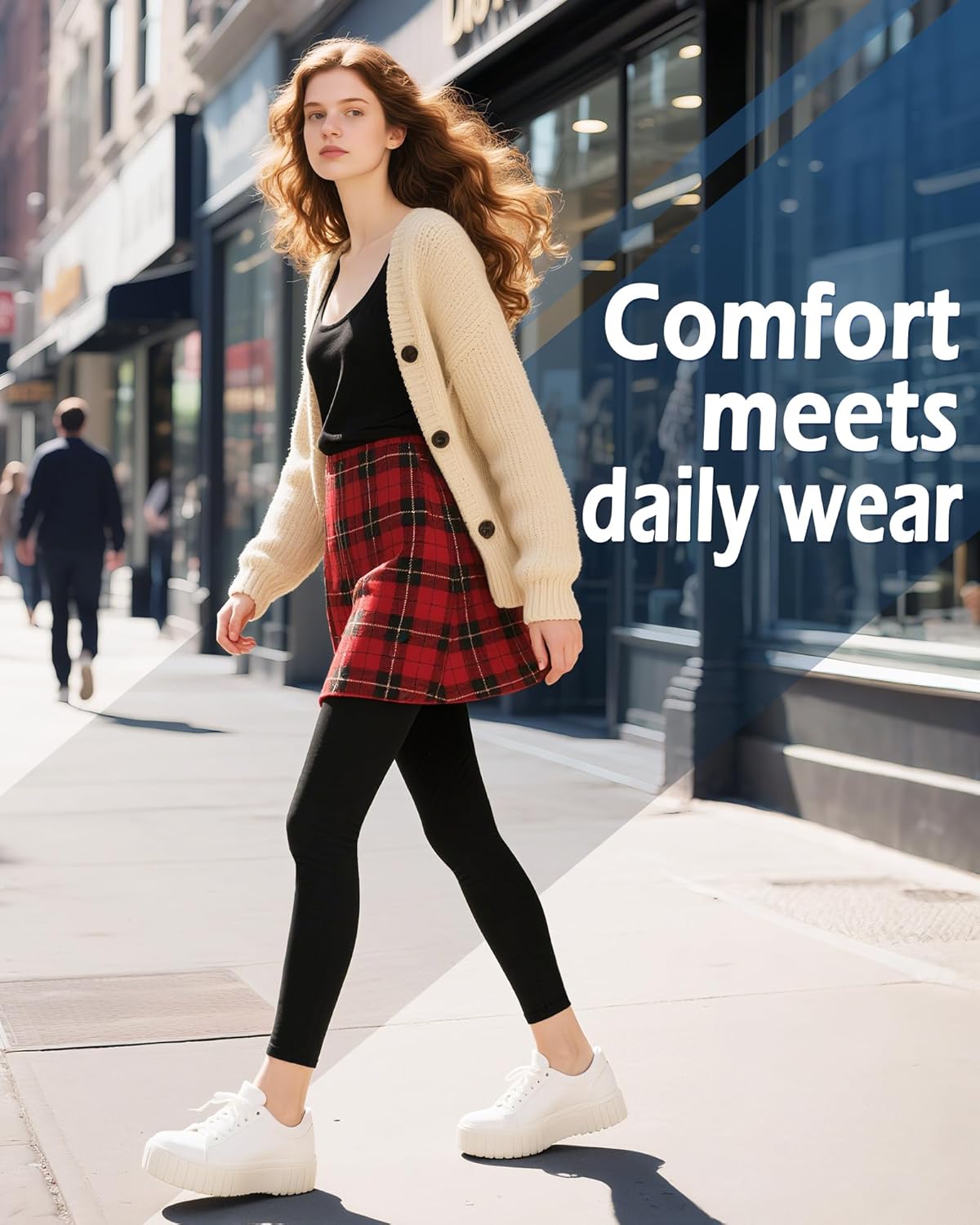 Ailaka Medical Compression Pantyhose for Women, 20-30mmHg Graduated Support Stockings, Footless Waist High Compression Leggings Hose Tights for Edema, Varicose Veins, Swelling(Black,3X-Large) - Image 6