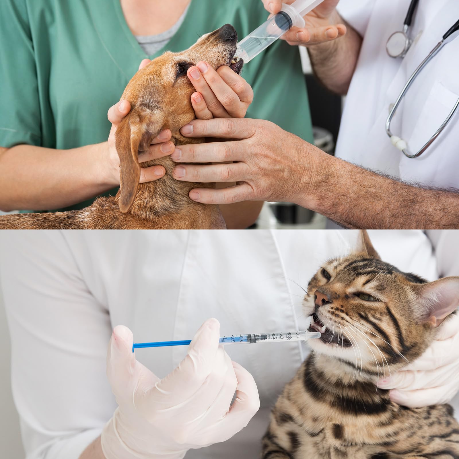 40 Pack - 3 ml/3 cc Plastic Syringes , Individually Packge for Scientific Labs Experiment Refilling,Watering,Measuring,lip gloss injection