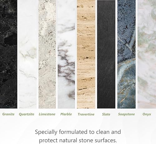 Miniatura 3 de MORE Limpiador de piedra y cuarzo  protector - Fórmula a base de agua para superficies de piedra natural y cuarzo pinta de 16 onzas paquete