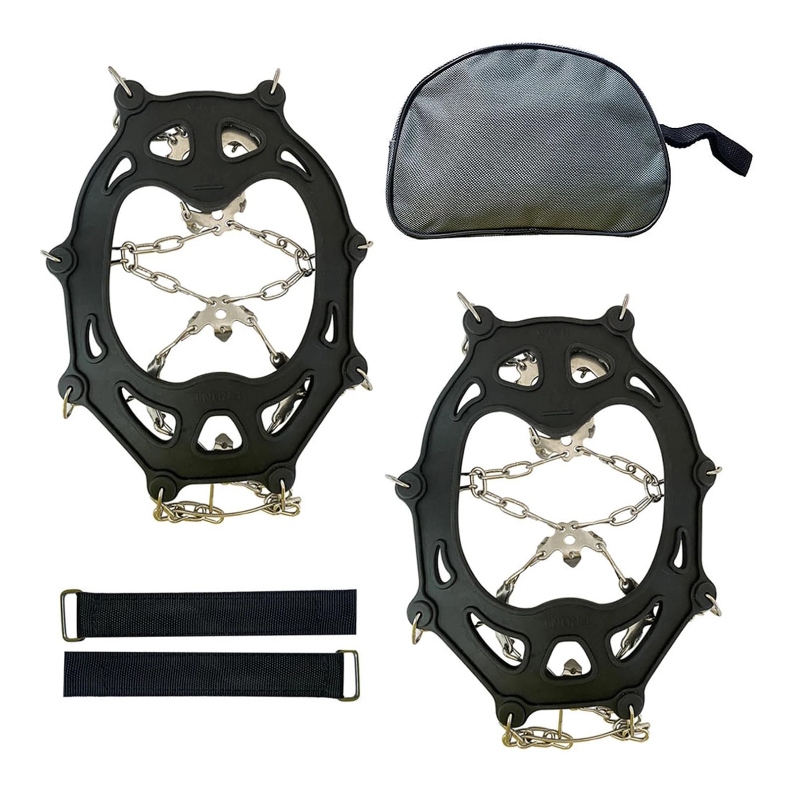 Traktionsspikes, Steigeisen, Eisstollen mit 19 Zähnen, EIS- und Schneegriffe for Schuhe, Stiefel