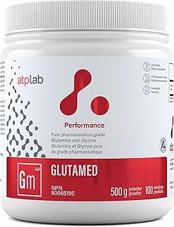 ATP LAB - Glutamed 500g - Glutamine and Glycine Powder - L-Glutamine Powder Supplement - L-Glutamine Powder Gut Health Supplement - Leaky Gut Repair