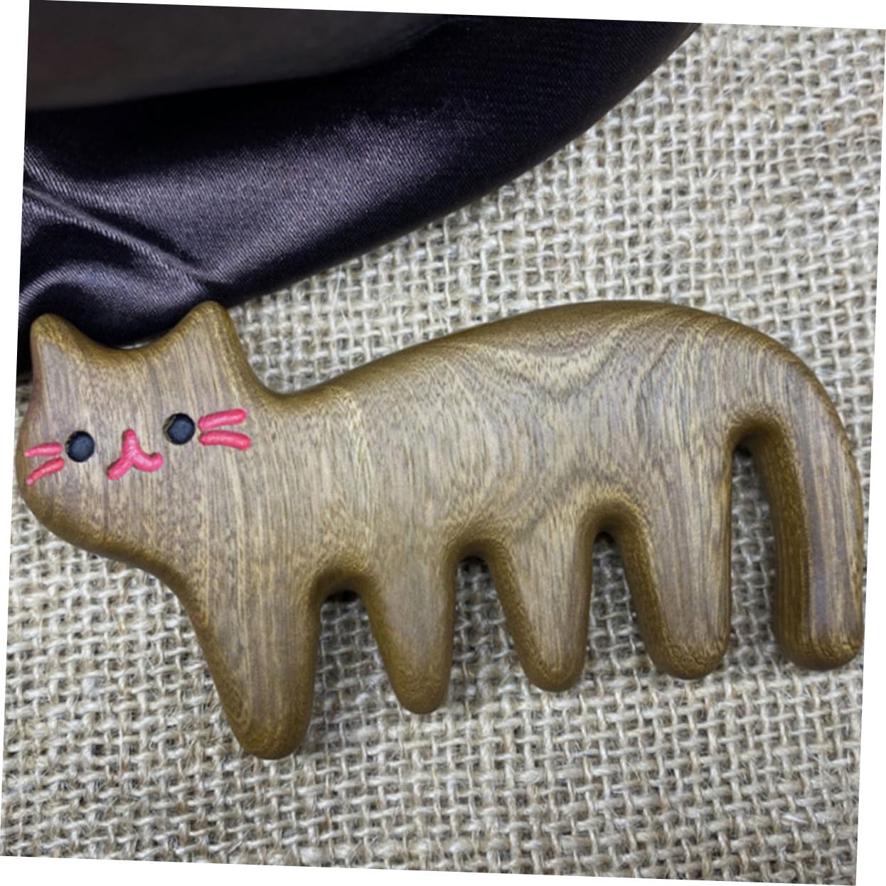 FRCOLOR 10pièces Peigne Pour Massage Du Peigne à Large Dents Anti- Avec Design De Chat Pour Démêlage Et Soin Cheveux